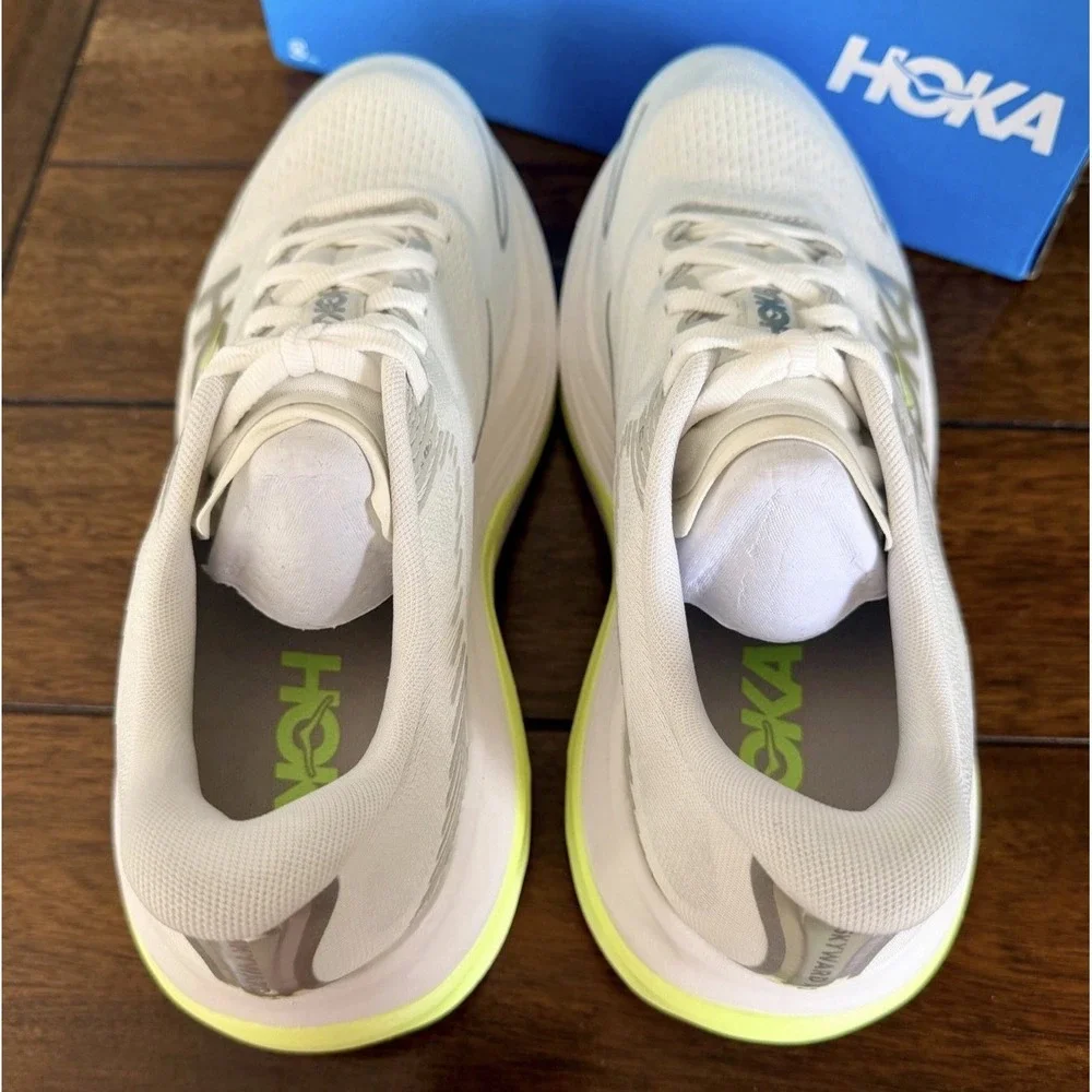 Hoka One One Skyward X 2 Women's 9.5 B White Metallic Running Shoes Training NWB